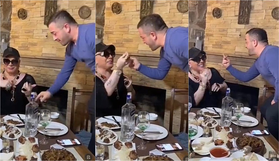 🎥გია სურამელაშვილისთვის სკამზე შედგნენ და უმღერეს- ვიდეომ საზოგადოება აღაშფოთა