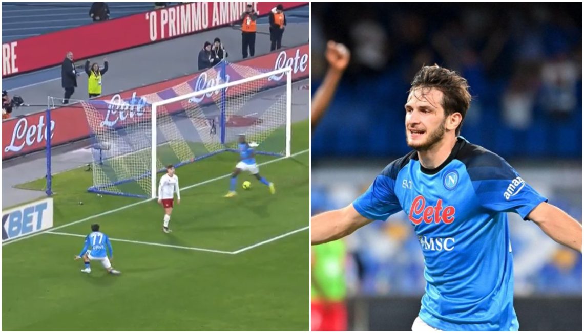 🎥ამ წამს ხვიჩამ დაასვა პასი და ოსიმენმა შეგადო – კვარაშოუთი მსოფლიო ტკბება