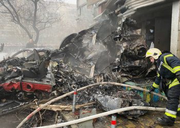 რა მიზეზით აფეთქდა კიევში ვერტმფრენი – „მეტრონომმა“ ახალი დეტალები გაარკვია