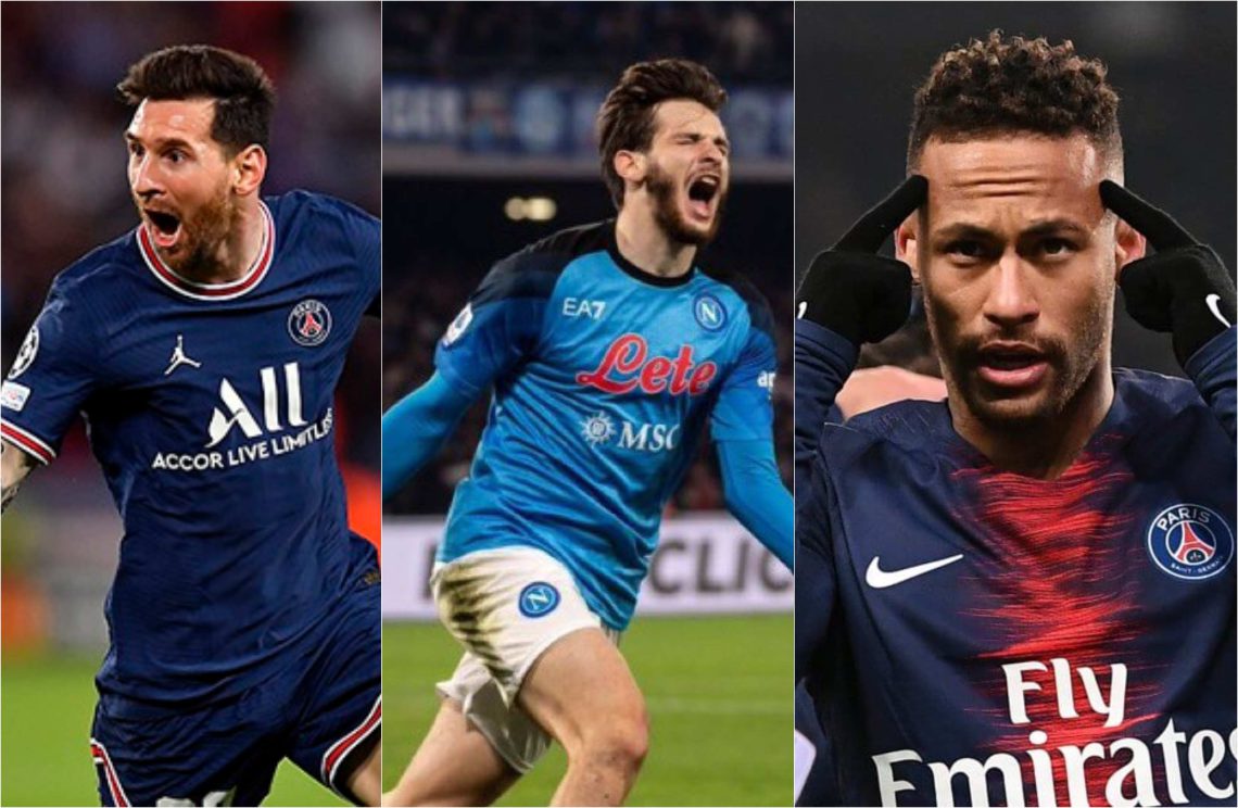 მიმდინარე სეზონში 7+ გოლი და 7+ ასისტი მხოლოდ სამ ფეხბურთელს აქვს – კვარა, მესი და ნეიმარი