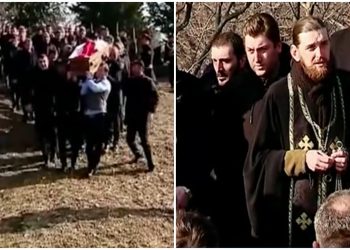 VIDEO: ემოციური კადრები გმირი პოლიციელის დაკრძალვიდან – ცრემლებს ვერ შეიკავებთ