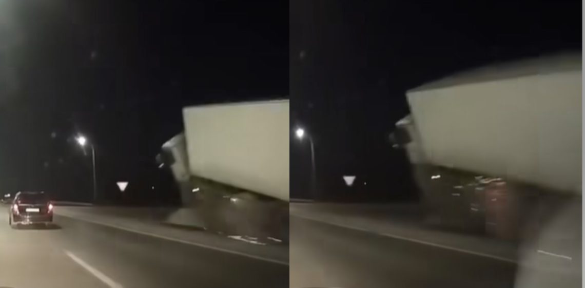 🎥ამ წუთებში ტრაილერის მძღოლს გორთან ჩაეძინა და საშინელი ავარია მოხდა- ვიდეომ საზოგადოება შოკში ჩააგდო