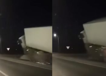 🎥ამ წუთებში ტრაილერის მძღოლს გორთან ჩაეძინა და საშინელი ავარია მოხდა- ვიდეომ საზოგადოება შოკში ჩააგდო