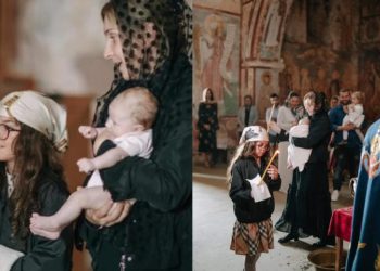 “ნიკოს უნდა მოენათლა, მაგრამ…” – ნიკო კვარაცხელიას დამ, პატარა ანასტასია მონათლა