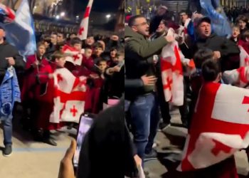 🎥ქართველი გულშემატკივრები ხვიჩას საქომაგოდ დიეგო მარადონას სახელობის სტადიონზე