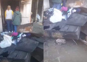 VIDEO: ჩოხატაურში მაღაზიები დაიწვა