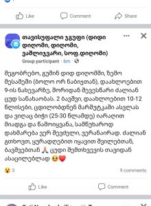 10-12 წლის ბავშვებს ვიღაც ბიჭი [25 წლამდე] იარაღით მიადგა და წამოიყვანა - რა მოხდა დიღომში