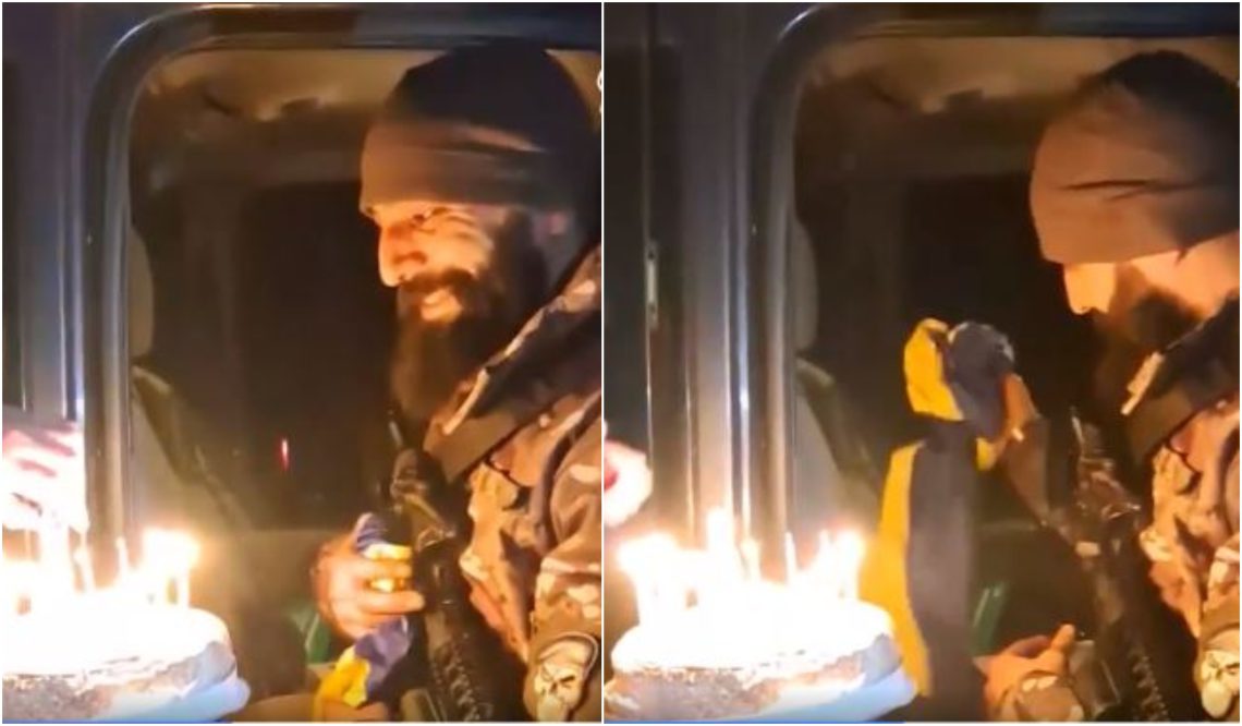 🎥ვიდეო: ფრონტის ხაზზე ქართველ ჯარისკაცს დაბადების დღე მიულოცეს