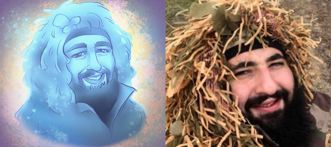 უკრაინელმა ხელოვანმა ჯაბა ხოფერია დახატა