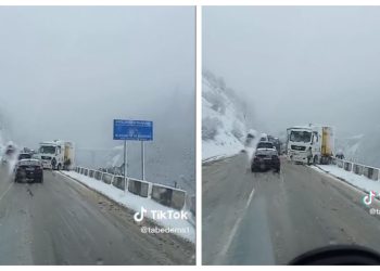 🎥 VIDEO: საზარელი კადრები რიკოთიდან: ტრაილერი კლდიდან გადაეკიდა – რა ხდება ამ წუთებში ავტომაგისტრალზე