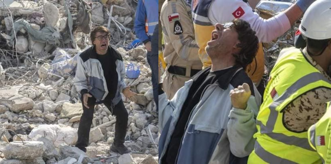 📸შვილის ემოცია, როდესაც გაიგო, რომ მშობელი 176 საათის შემდეგ ნანგრევებში ცოცხალი იპოვეს (ფოტოები)