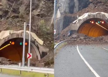 🎥ქემალფაშაში გვირაბის შესასვლელთან მეწყერი ჩამოწვა