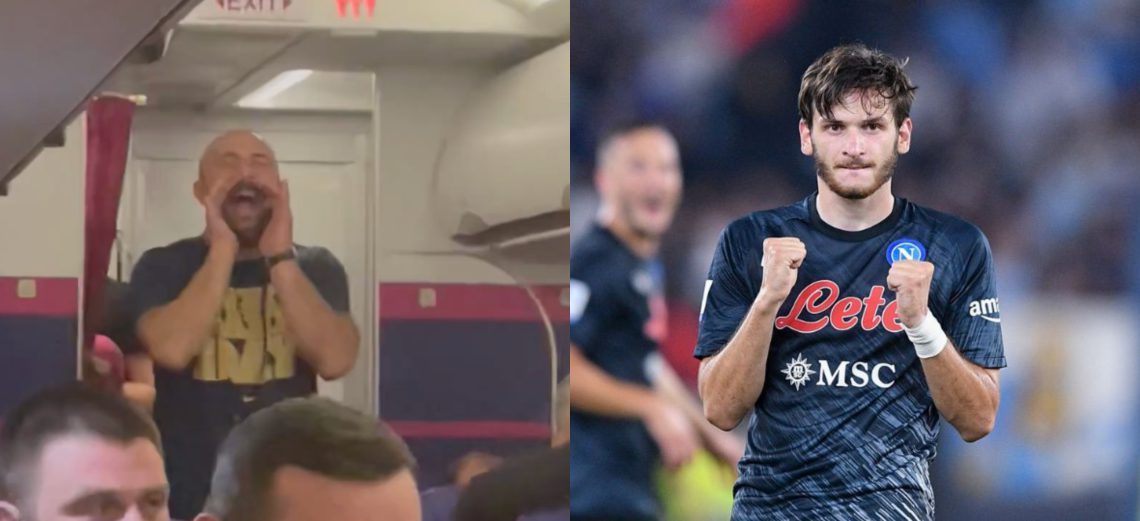 🎥ვიდეო:”ნუმერო სეტე ჰვიჩააა კვაცხელია”- კვარას რომი-ქუთაისის რეისზე სკანდირებენ