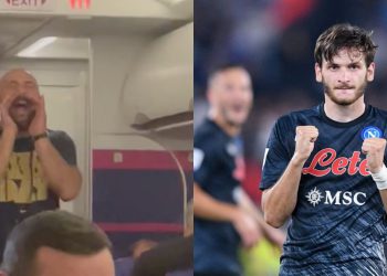 🎥ვიდეო:”ნუმერო სეტე ჰვიჩააა კვაცხელია”- კვარას რომი-ქუთაისის რეისზე სკანდირებენ