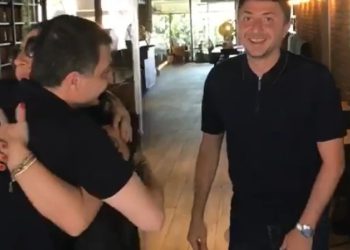 🎥VIDEO: როგორ მიულოცა მამულიჩამ იუბილე ძმებ არველაძეებს