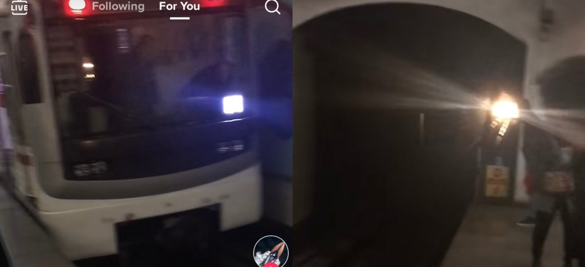 🎥”კატასტროფამდე დარჩა 5 წამი”- თბილისის მეტროში 2 ვაგონი ერთდროულად მოვიდა