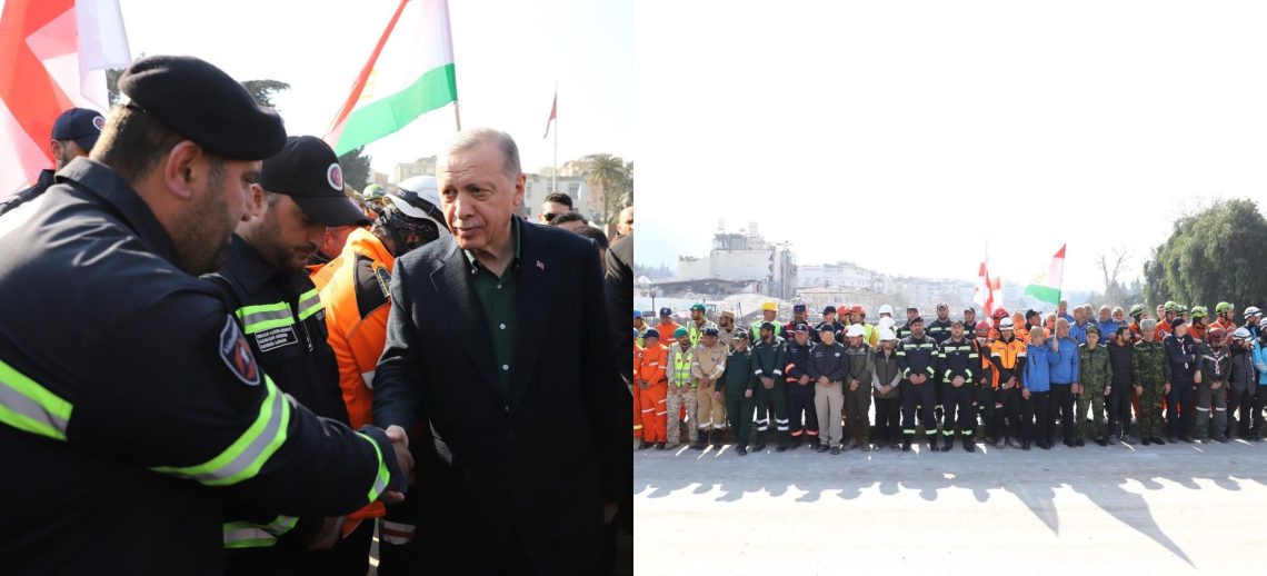 ერდოღანის მადლობა ქართველ მაშველებს- ნახეთ კადრები სტიქიის ზონიდან