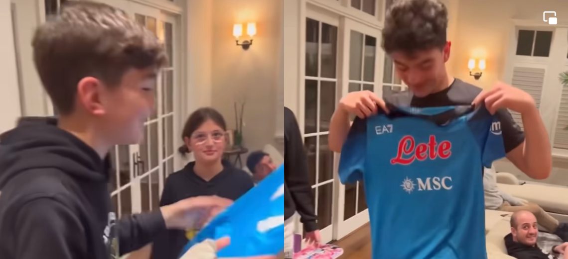 🎥ზაზა ფაჩულიას შვილების რეაქცია ხვიჩა კვარაცხელიას ხელმოწერილ მაისურზე