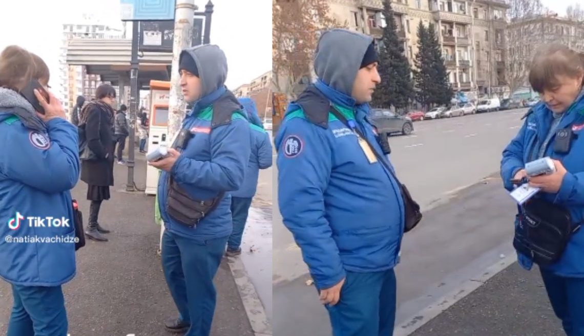 🎥 თქვენს სახეს ნახავს მილიონობით ადამიანი – კონტროლიორებმა ქალი ავტობუსიდან ჩამოაგდეს
