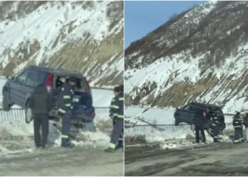 VIDEO: რამდენიმე წუთის წინ უმძიმესი ავარია მოხდა – ავტომობილი ხრამში გადავარდნას სანტიმეტრებით გადაურჩა