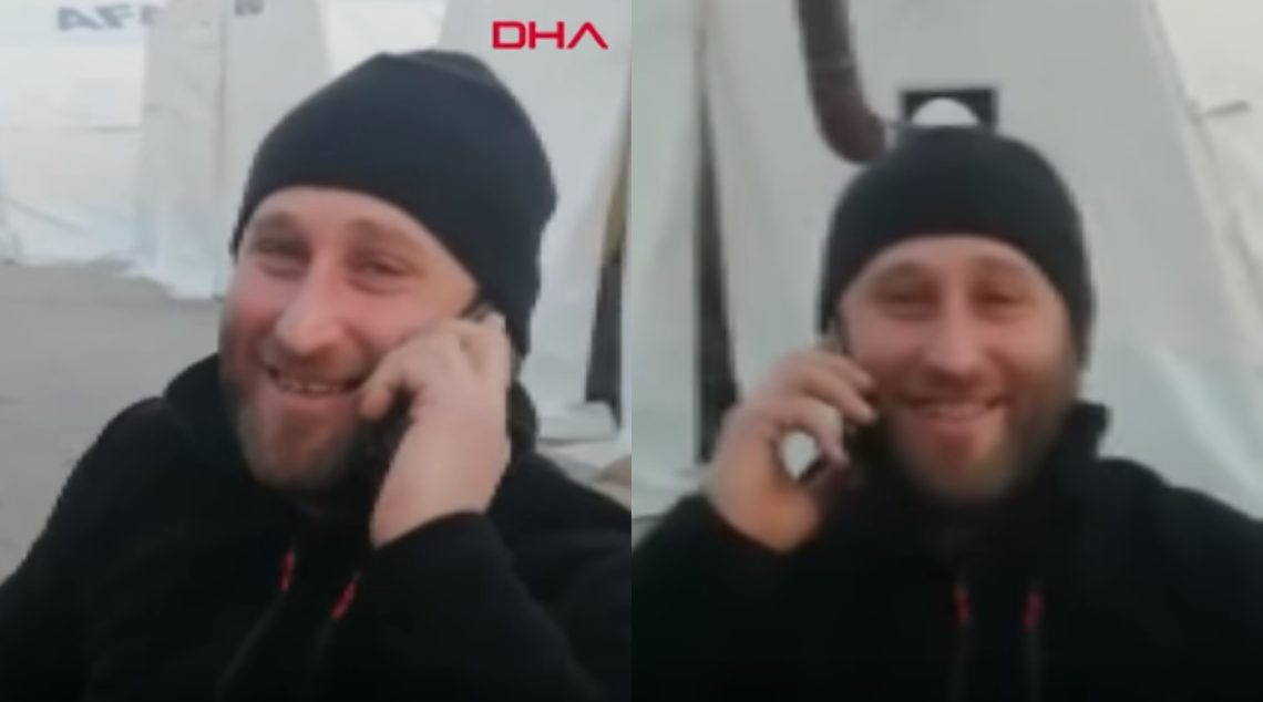 🎥 სასიხარულო ამბავი თურქეთიდან – კაცმა, რომელიც სამაშველო ოპერაციაში მონაწილეობს, გაიგო, რომ მამა ხდება