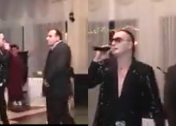 🎥VIDEO:გია სურამელაშვილის დაცვა, რომელიც მის უსაფრთხოებას სიმღერისასაც იცავს