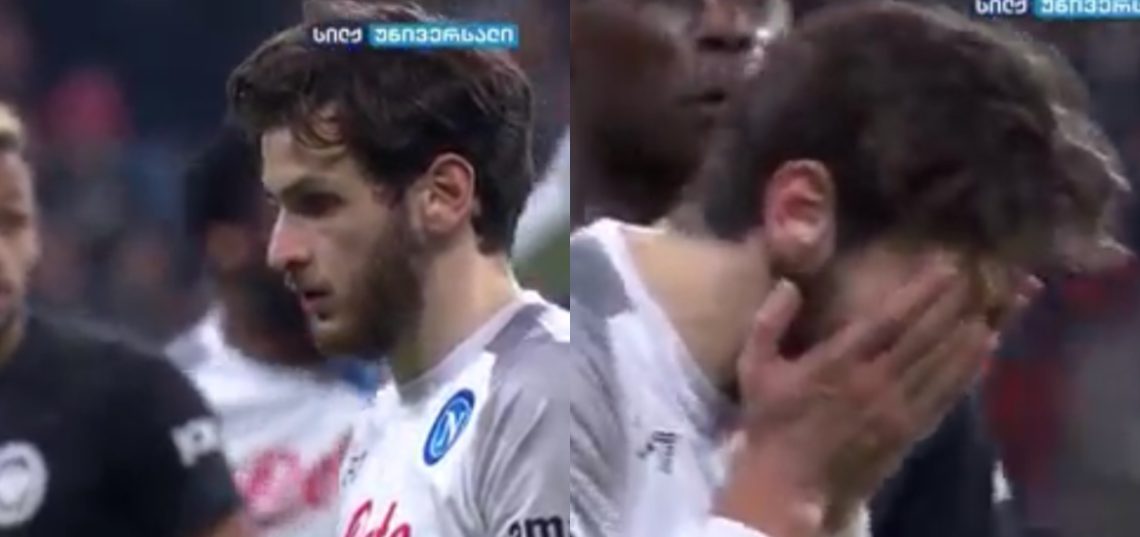 🎥ხვიჩა კვარაცხელიას გაფუჭებული პენალტი, რომელმაც ნაპოლის ფანები უფრო გააერთიანა