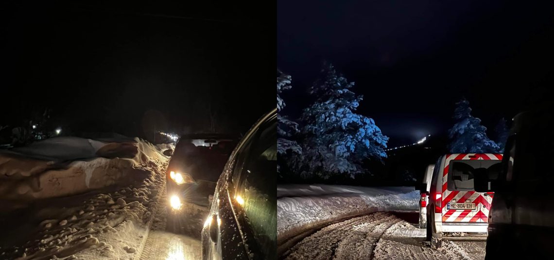 ვინც რიკოთზე ხართ გაჭედილებიი და საჩხერით აპირებთ წამოსვლას..სრული ქაოსია აღმართებზე ამ მოყინულ და გაუწმენდავ გზებზე – რა ხდება ამ წუთებში რიკოთზე?