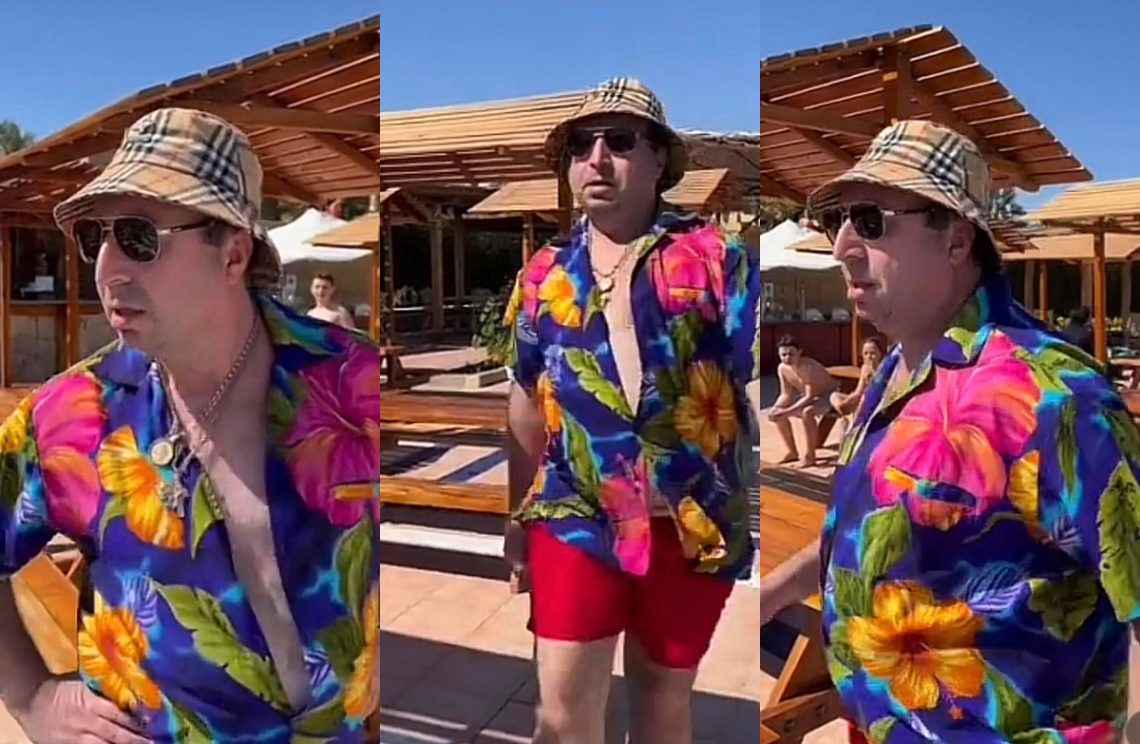 🎥:დათო ლიკლიკაძის ჩახსნილი პალმებიანი პერანგი, რომელმაც უცხოელები შოკში ჩააგდო