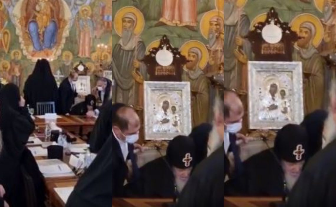 🎥 პირველი კადრები საპატრიარქოდან სადაც სინოდი იმართება – ნახეთ რა მდგომარეობაშია პატრიარქი