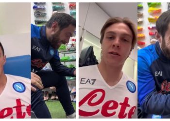 🎥VIDEO: ნაპოლის ქართული ფანების გვერდის დამაარსებელს, ხვიჩას თანაგუნდელებმა იუბილე მიულოცეს