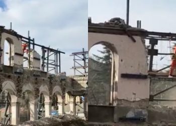 🎥ქუთაისში ისტორიულ მუზეუმს პერფერატორით ანგრევენ