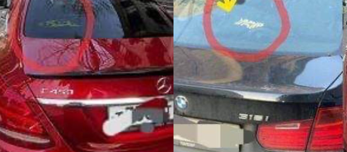 თბილისში,პოლიციის ფორმები რუსულნომრიან მანქანებში-“ავოიე სლავა რასია ი მილიცია ენდ გეორგია”