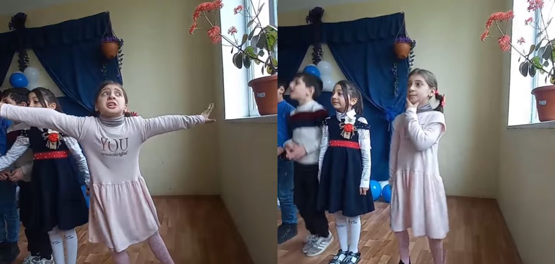🎥”ბავშვი არტისტი” – საახალწლო ვირუსული ვიდეოს შემდეგ, ლანჩხუთელი მარიამი საგაზაფხულო სიმღერაზე აცეკვდა