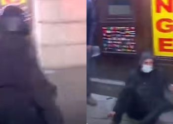 🎥ვიდეო:რობოკოპმა მოქალაქეს  უმიზეზოდ მუშტი სახეში დაარტყა