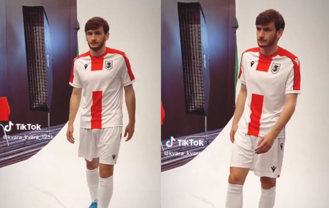 VIDEO: ნახეთ როგორ მორცხვად პოზირებს კვარა კამერების წინ