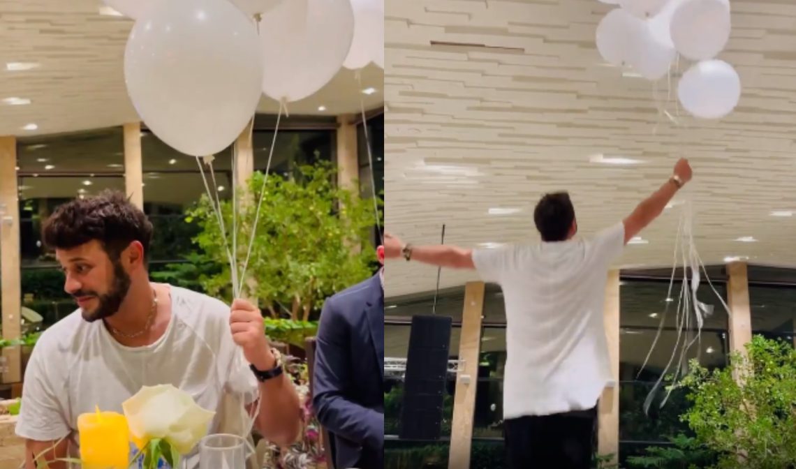 VIDEO: რატი დურგლიშვილი ბუშტებმა ზემოთ აიტაცა – რა ვიდეოს უქვეყნებს მაკა ზამბახიძე მომღერალს