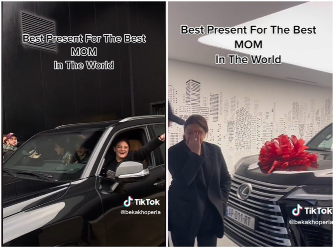 🎥ვიდეო: ატირებული ხათუნა ხოფერია და უმდიდრულესი ლექსუსი შვილისგან