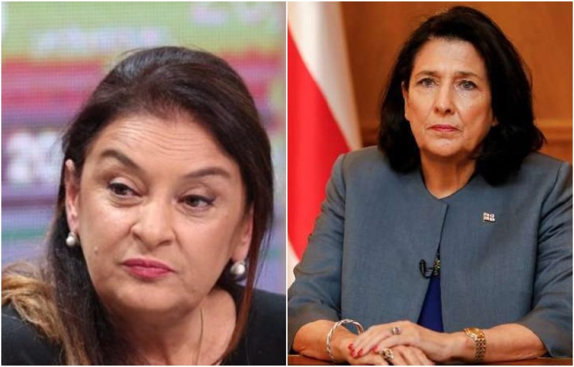 „ძუ*ნა! აგენტი! მტერი“ – ხათუნა ხოფერია სალომე ზურაბიშვილის საქართველოდან გაძევებას ითხოვს