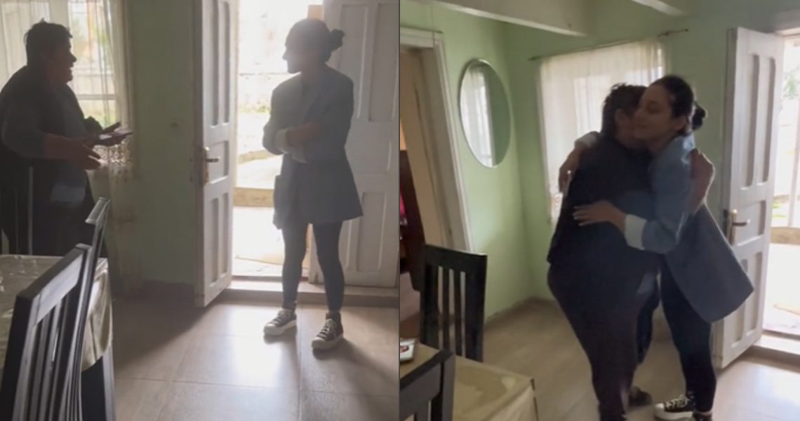 🎥ვიდეო:ემიგრანტი გოგონა მოულოდნელად ეწვია ბებოს- კადრებმა მთელი საქართველო აატირა