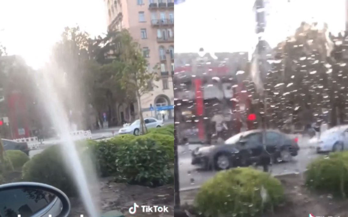 VIDEO: “ვენაცვალე კალაძეს… თუ მანქანის გასარეცხად ლარიანი არ გაქვს, აგერაა შადრევანი” – რა ვიდეო ვრცელდება თბილისის ცენტრიდან