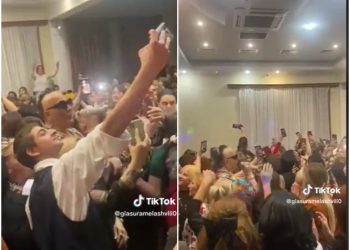 გია სურამელაშვილი სცენიდან ქალებმა გაიტაცეს