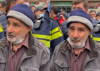 🎥 “ამათი უნდა მეშინოდეს? ან ღარიბაშვილის მეშინოდეს?” – უსაყვარლესი ბაბუ აქციიდან