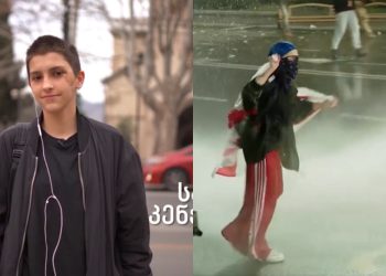 🎥ვიდეო:წყლის ჭავლთან მებრძოლი გოგო პირველად ალაპარაკდა, როგორ ექცეოდნენ პოლიცილები დაკავებისას