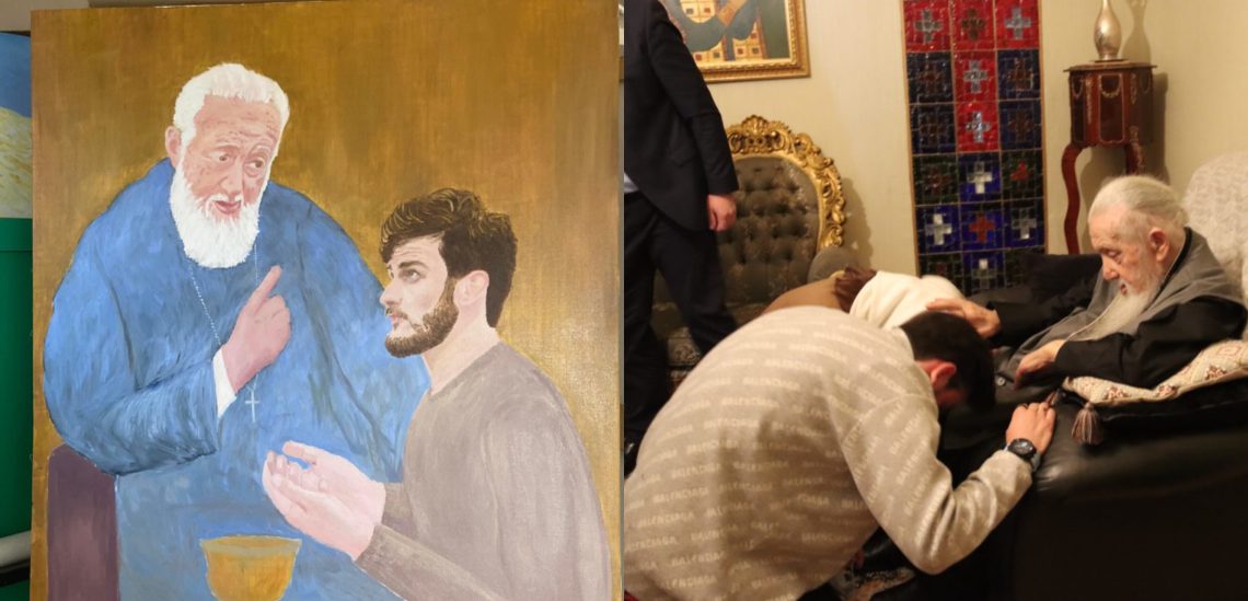 ხვიჩა და პატრიარქი ტილოზე ერთად დახატეს – რატომ და რას მიეძღვნა ფერწერა?