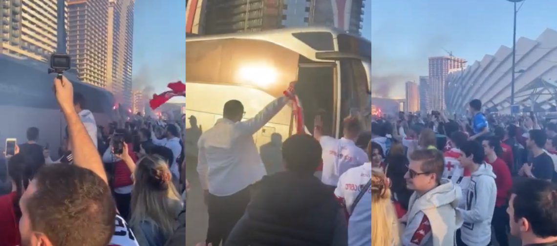 🎥როგორ დახვდნენ გულშემატკივრები ნაკრების ბიჭებს