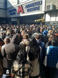 📷 Photo: რა ხდება ამ წუთებში ახმეტელის მეტროსთან?