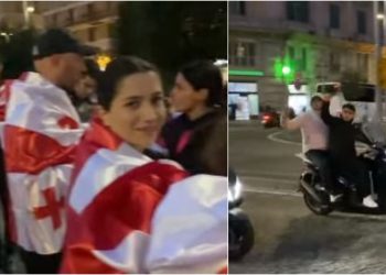 🎥 VIDEO: როგორ ეგებებიან ქართულ დროშას ნეაპოლში ადგილობრივები – ძალიან ემოციური ვიდეო იტალიიდან