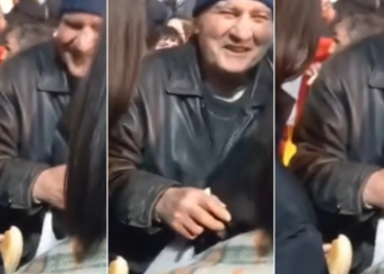 VIDEO: ემოციური ვიდეო – ბაბუ სტუდენტებს საკვებს ურიგებს