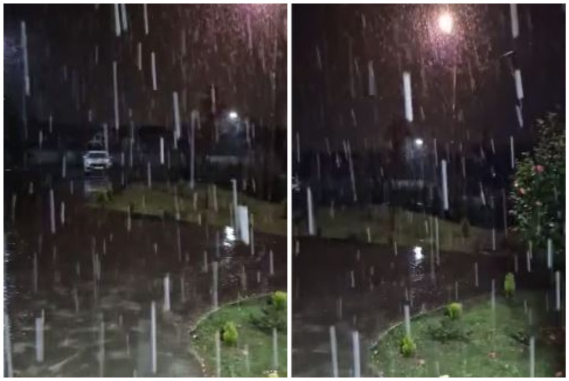 🎥 VIDEO: წალენჯიხაში თოვს – ნახეთ კადრები ადგილიდან